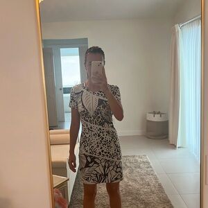 Desigual short dress - animal print